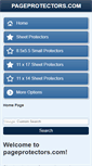 Mobile Screenshot of pageprotectors.com